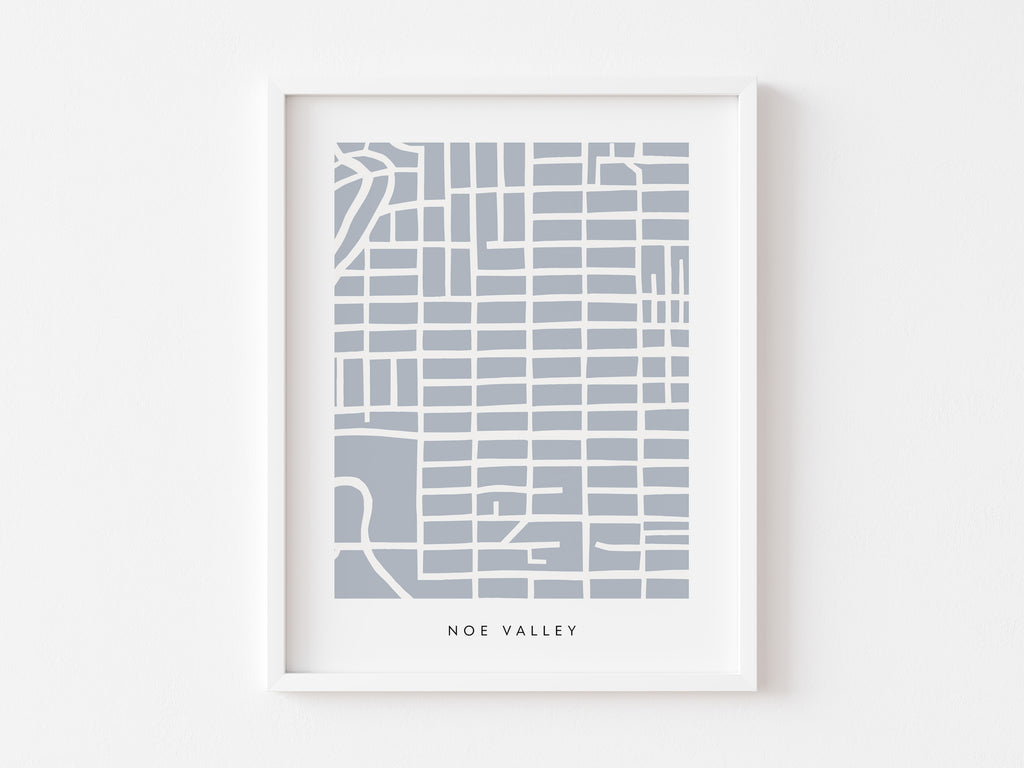 Noe Valley Map Print
