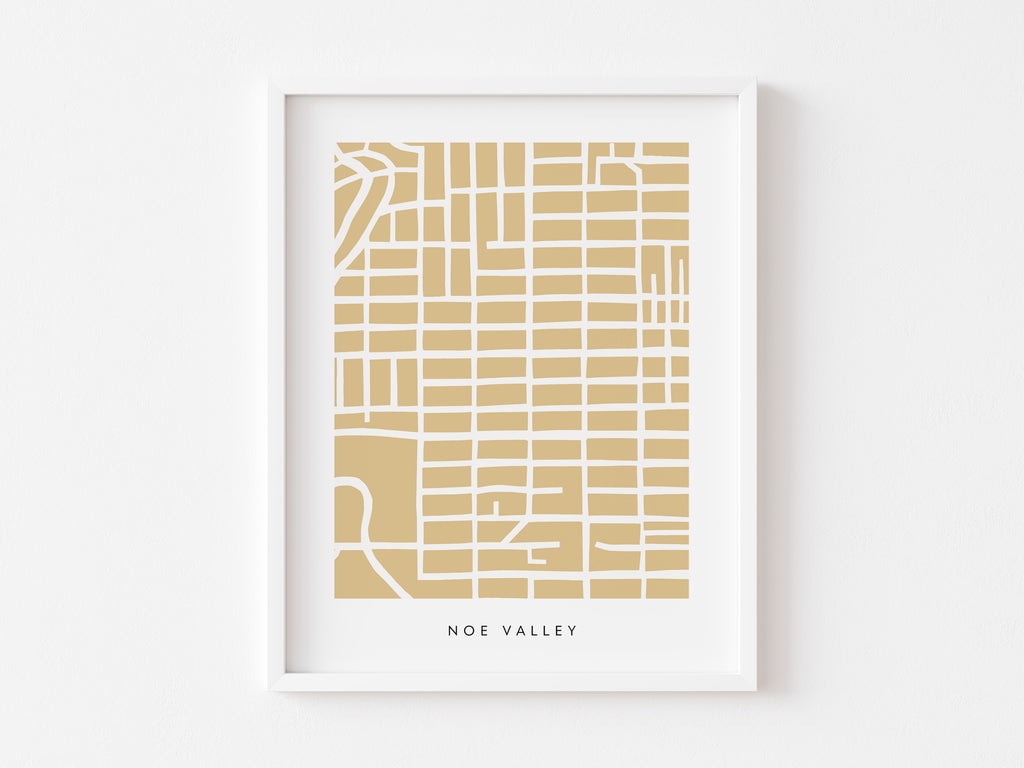 Noe Valley Map Print