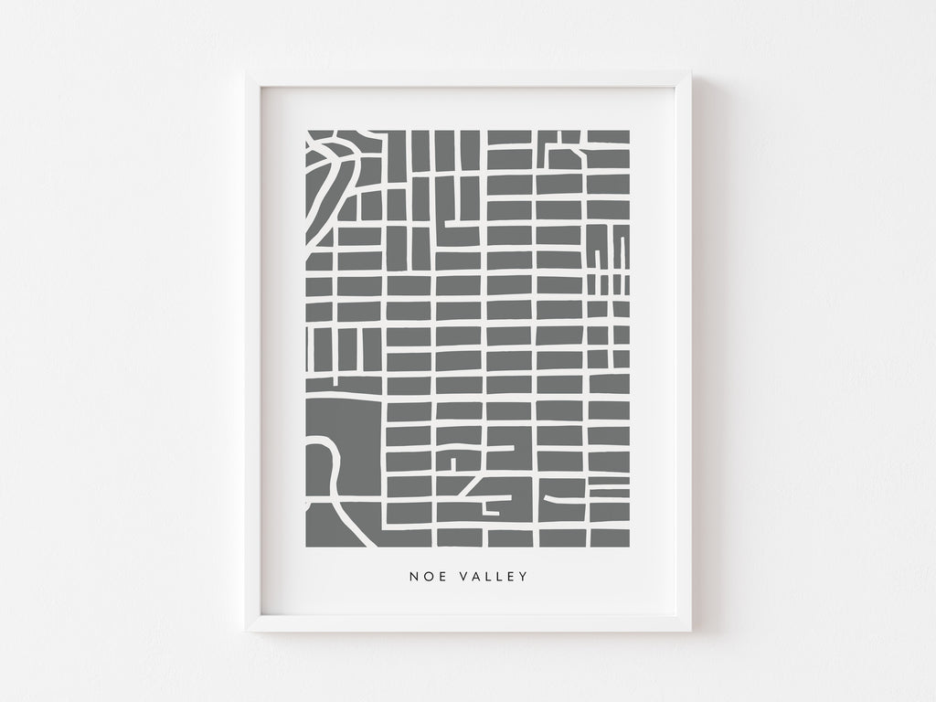 Noe Valley Map Print