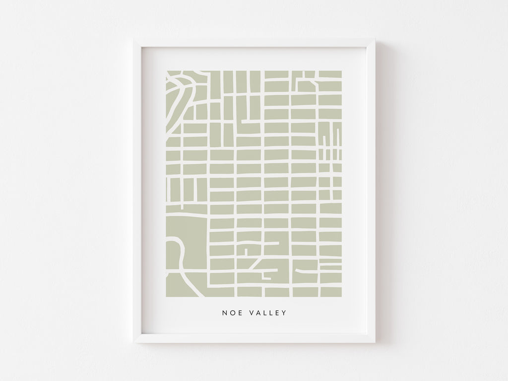 Noe Valley Map Print