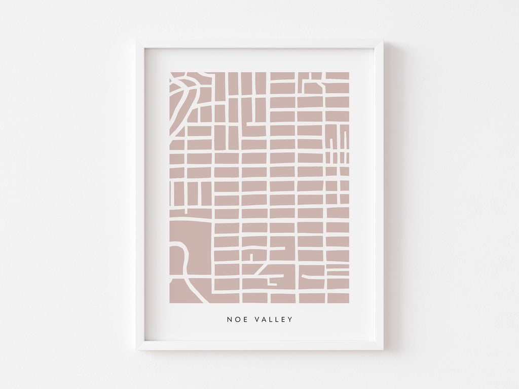 Noe Valley Map Print
