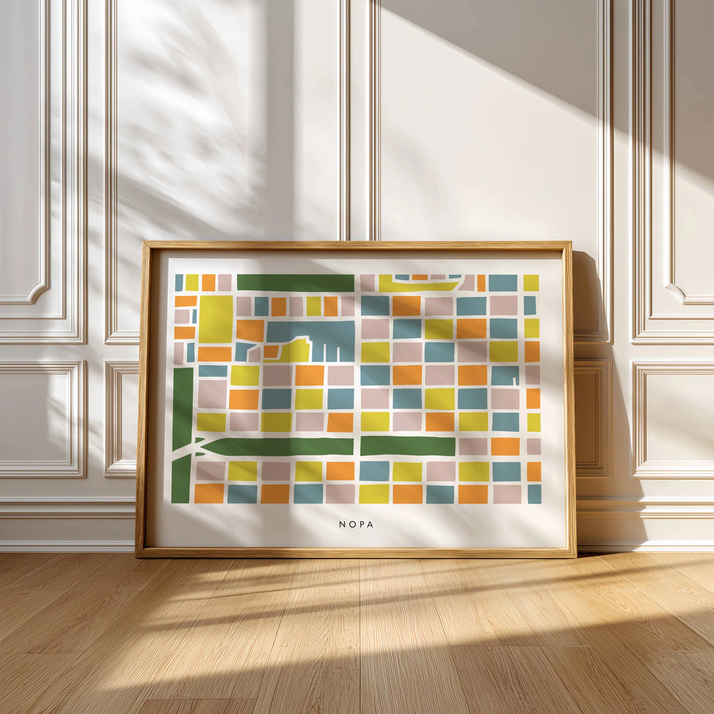 NoPa San Francisco Map Print