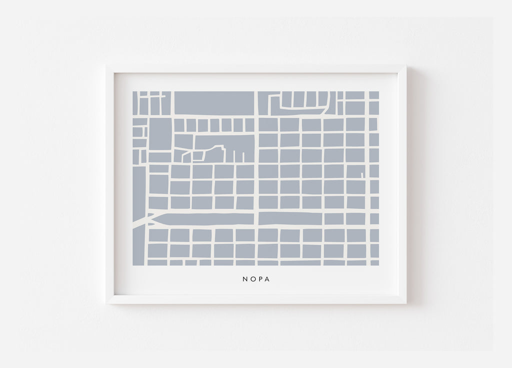 NoPa San Francisco Map Print