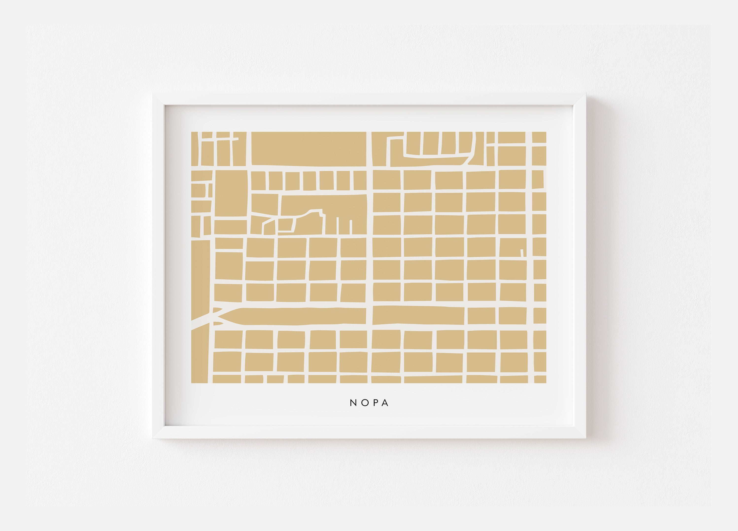 NoPa San Francisco Map Print