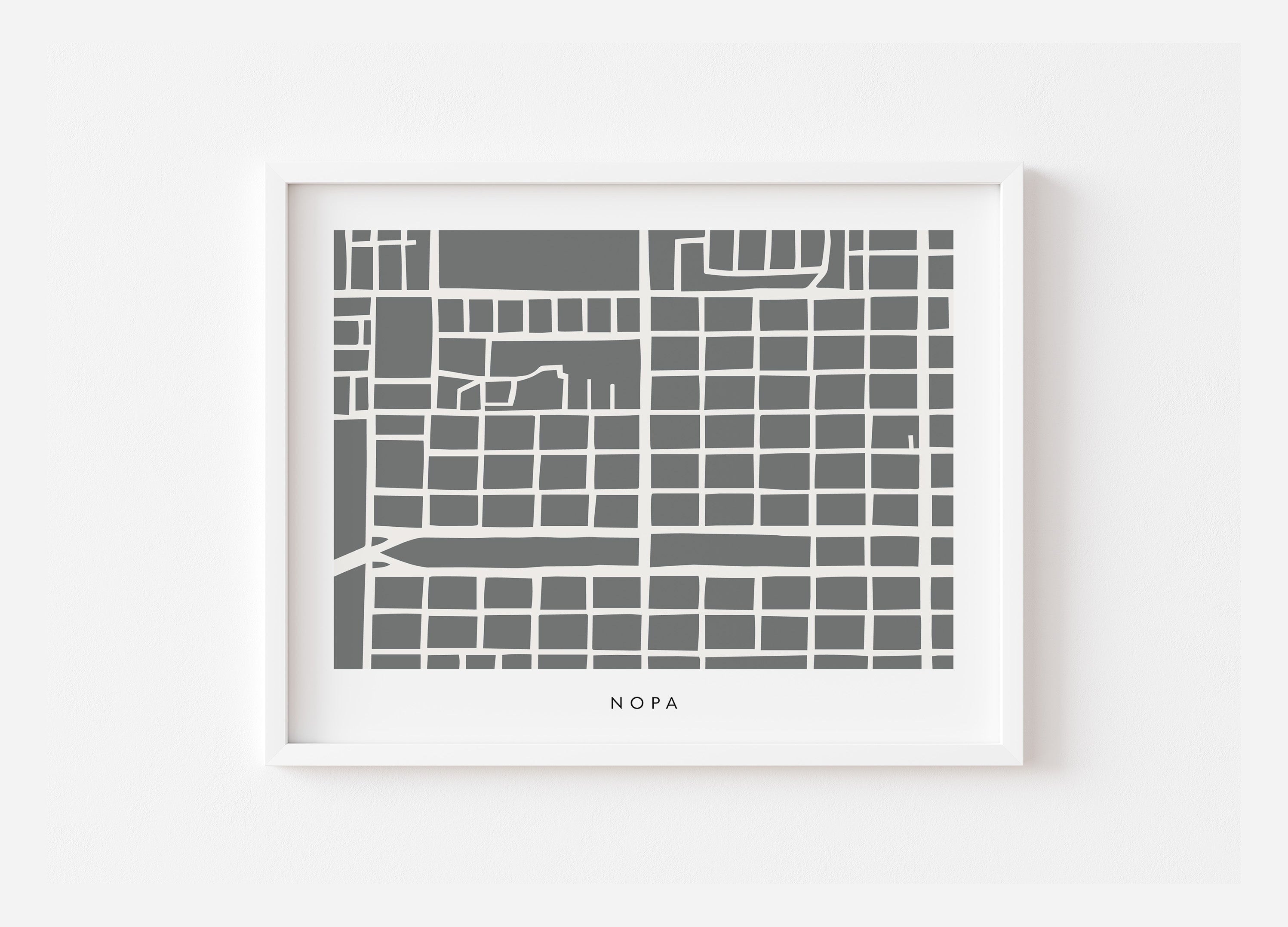 NoPa San Francisco Map Print