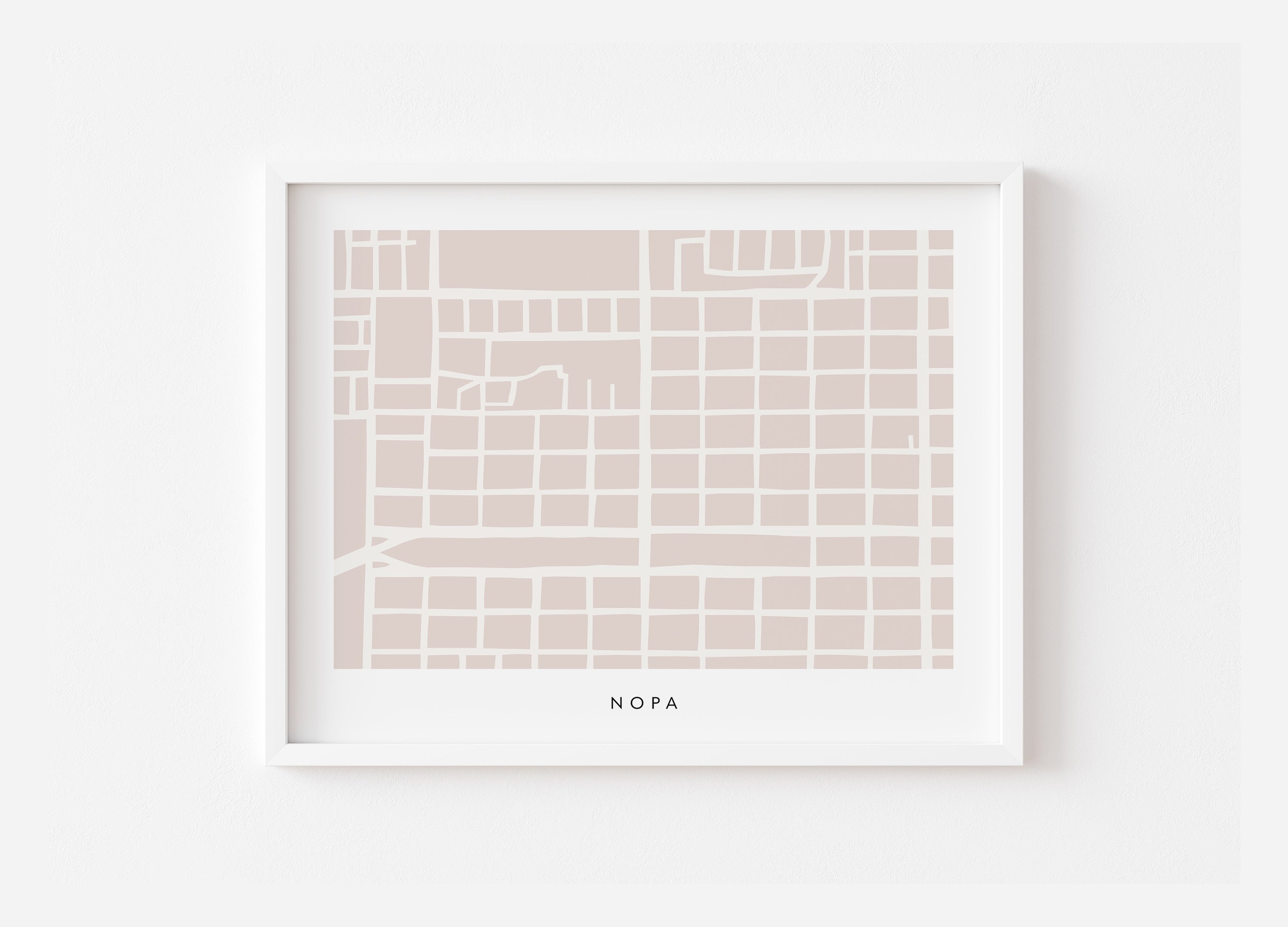 NoPa San Francisco Map Print