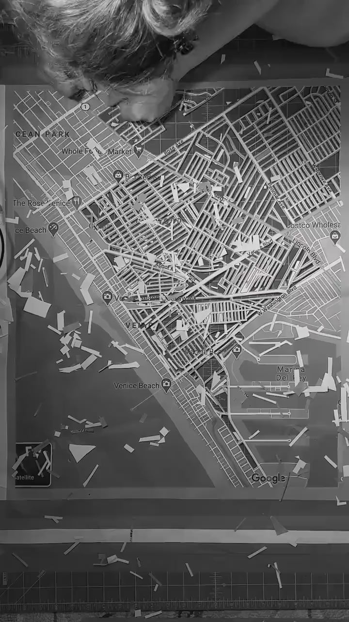 Gallery Wall Set of 9 City Maps