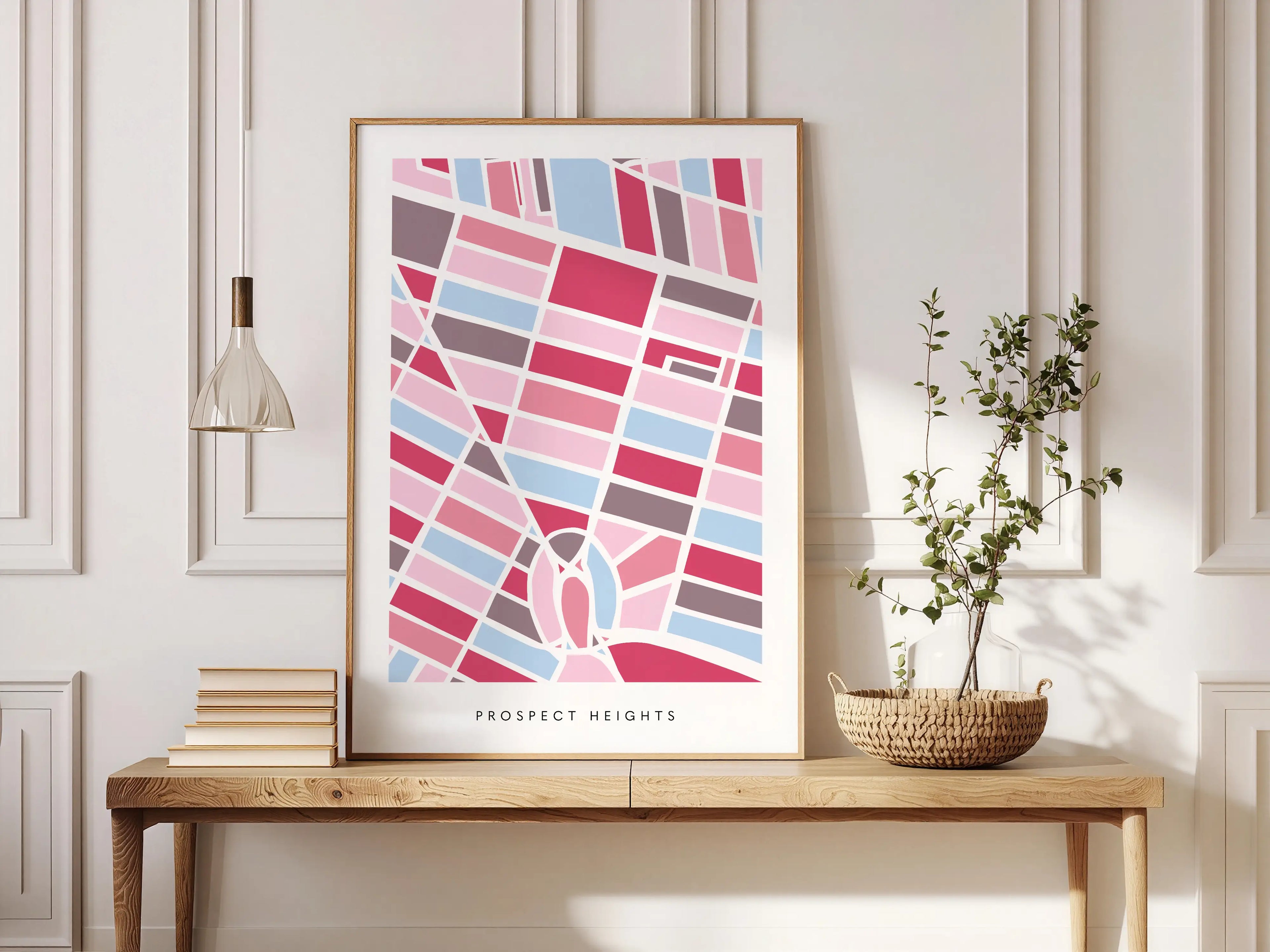 Prospect Heights Map Print