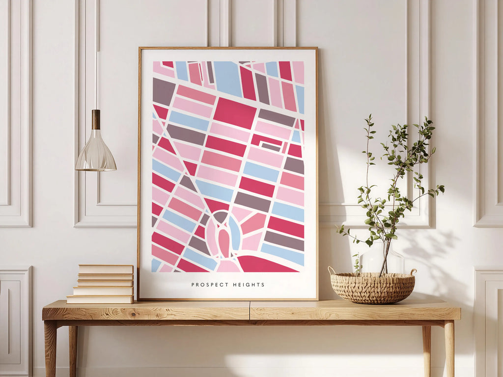 Prospect Heights Map Print