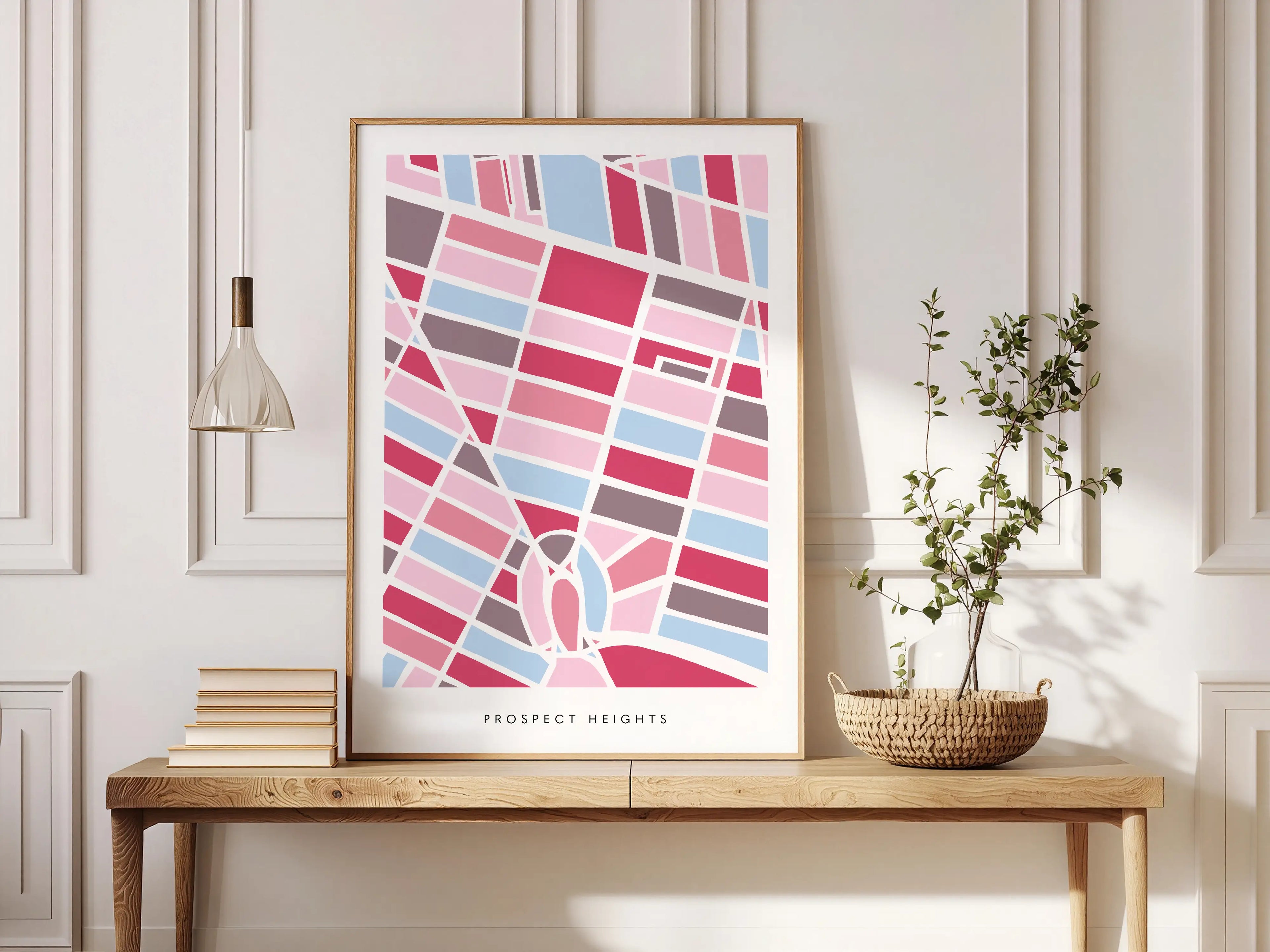 Prospect Heights Map Print