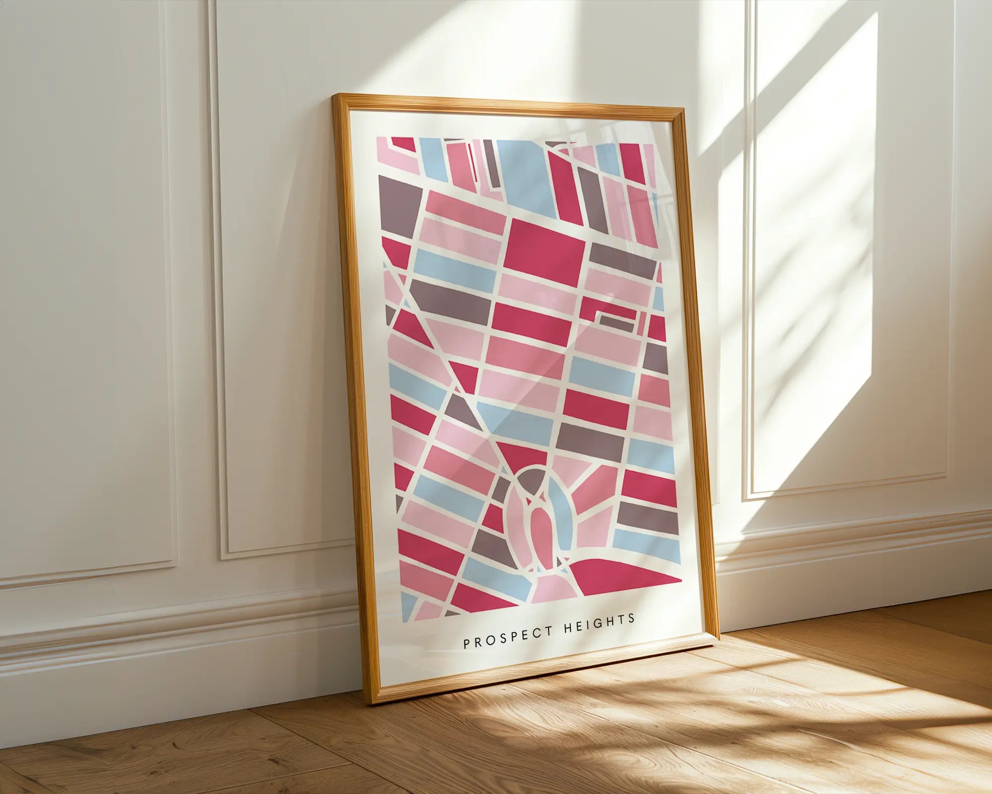 Prospect Heights Map Print
