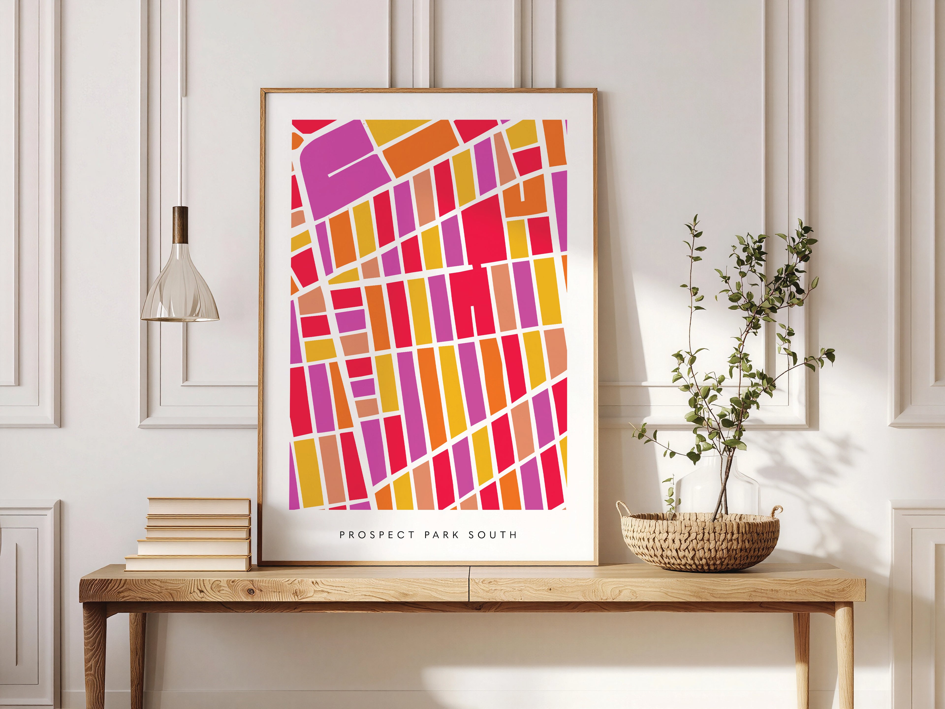 Prospect Park South Map Print
