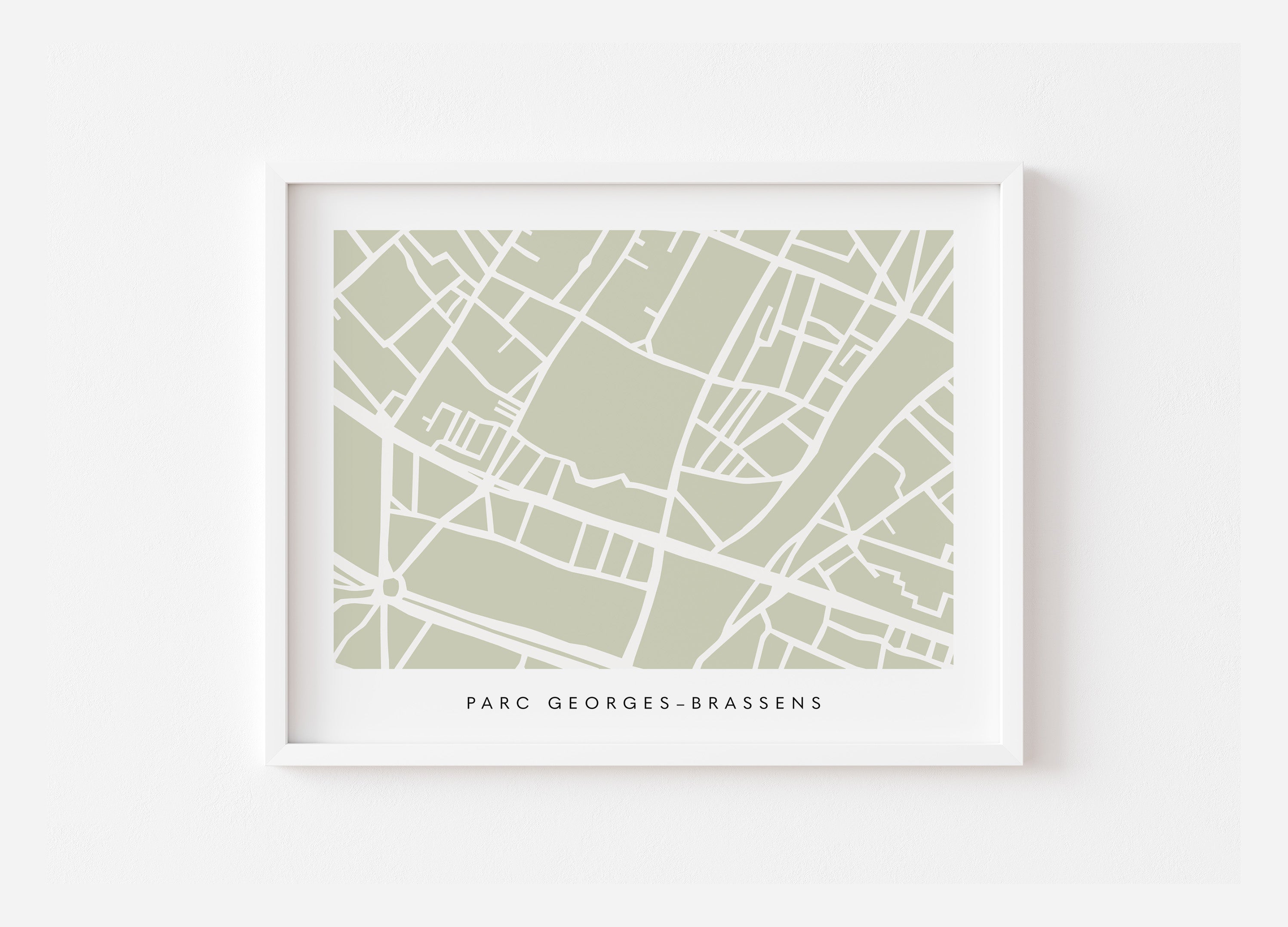 Paris 15th Arrondissement Map Print