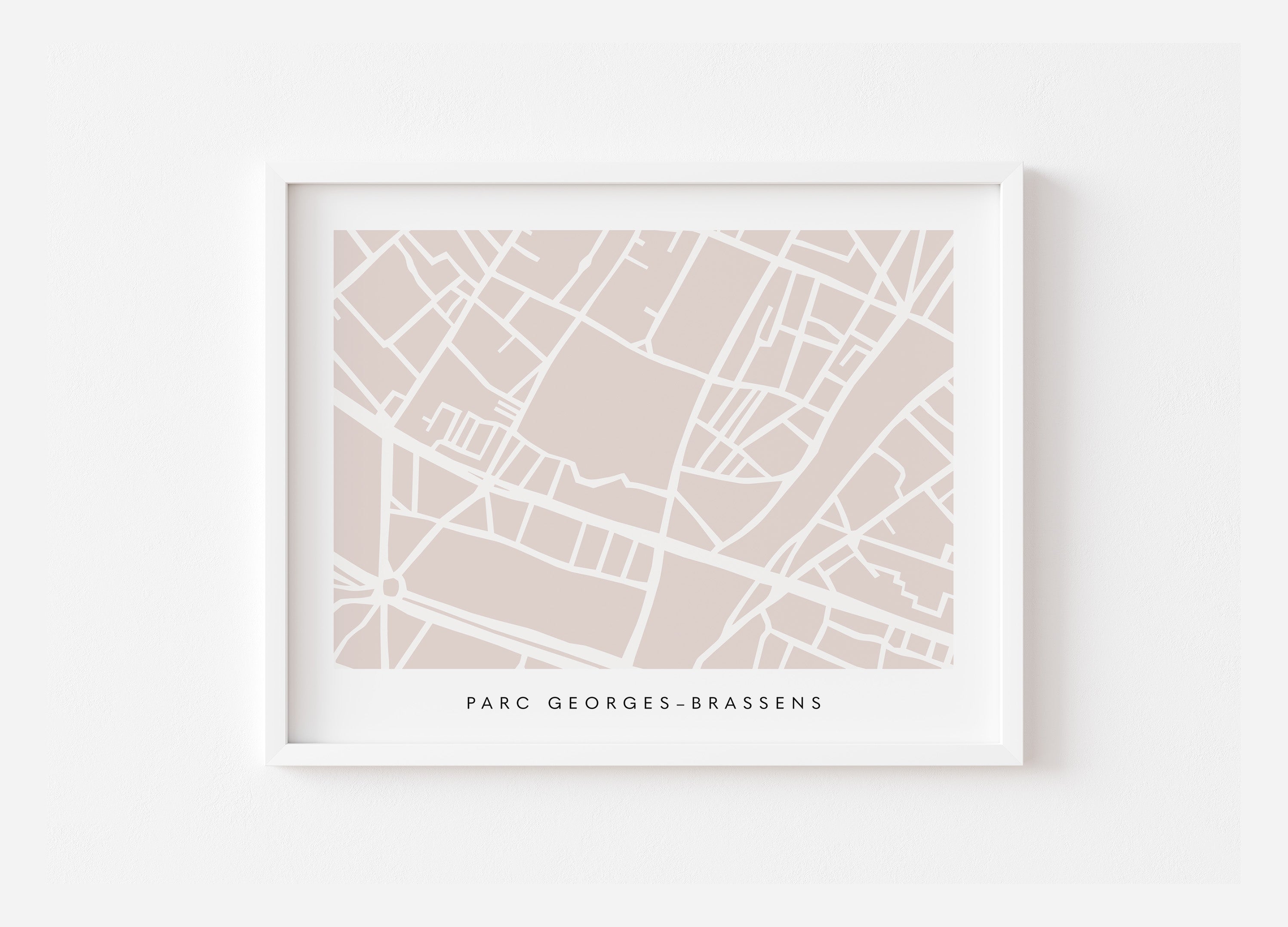 Paris 15th Arrondissement Map Print