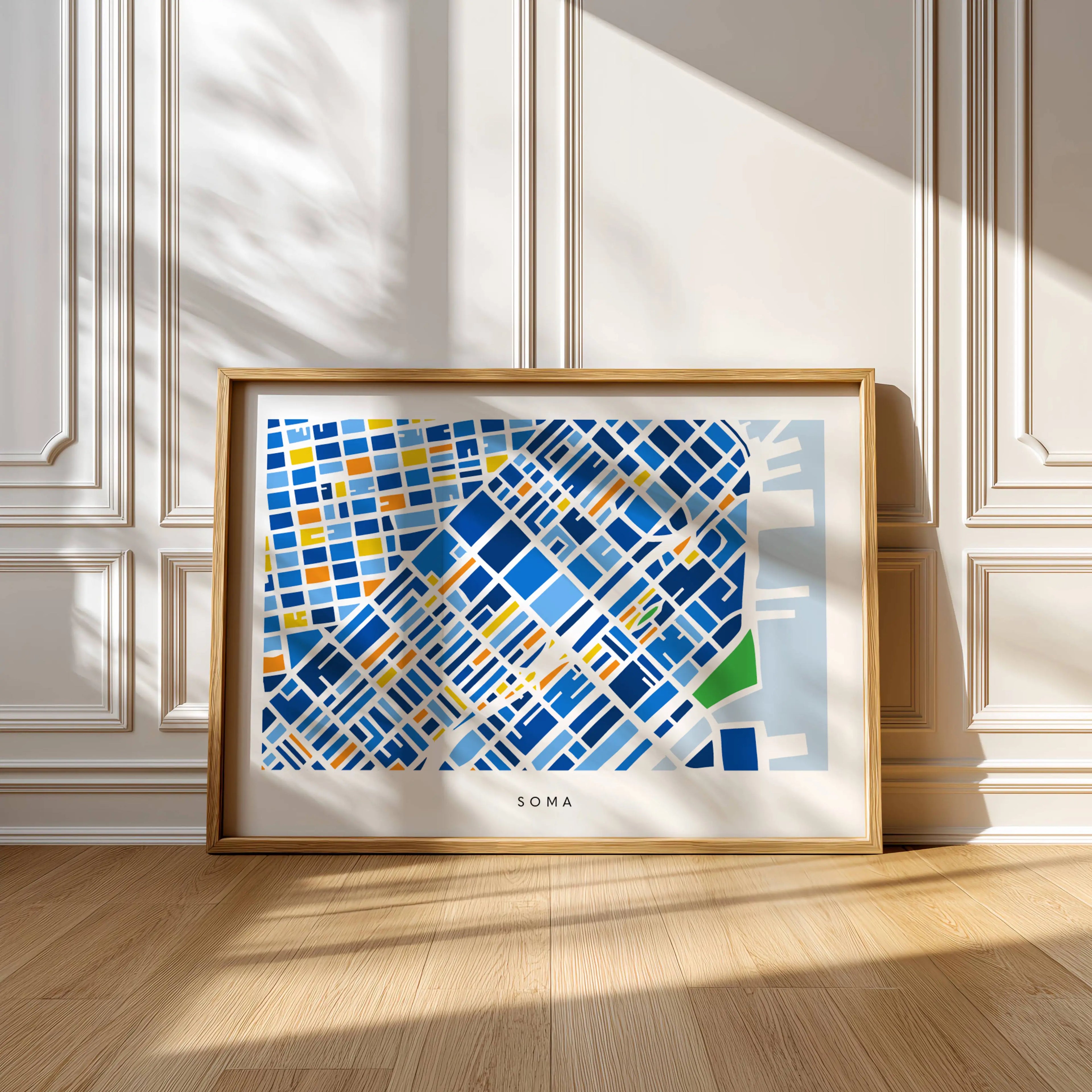 San Francisco SoMa Map Print
