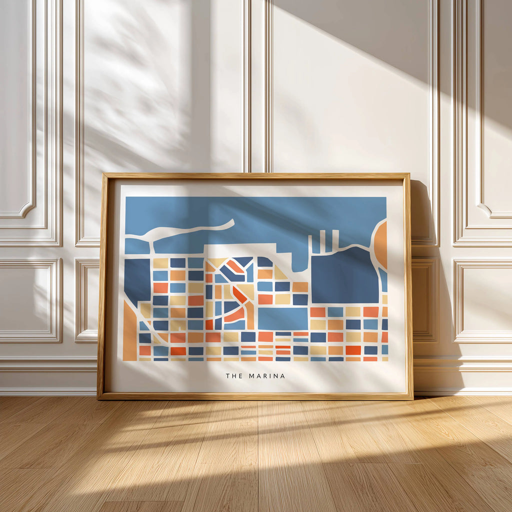 San Francisco Marina Map Print