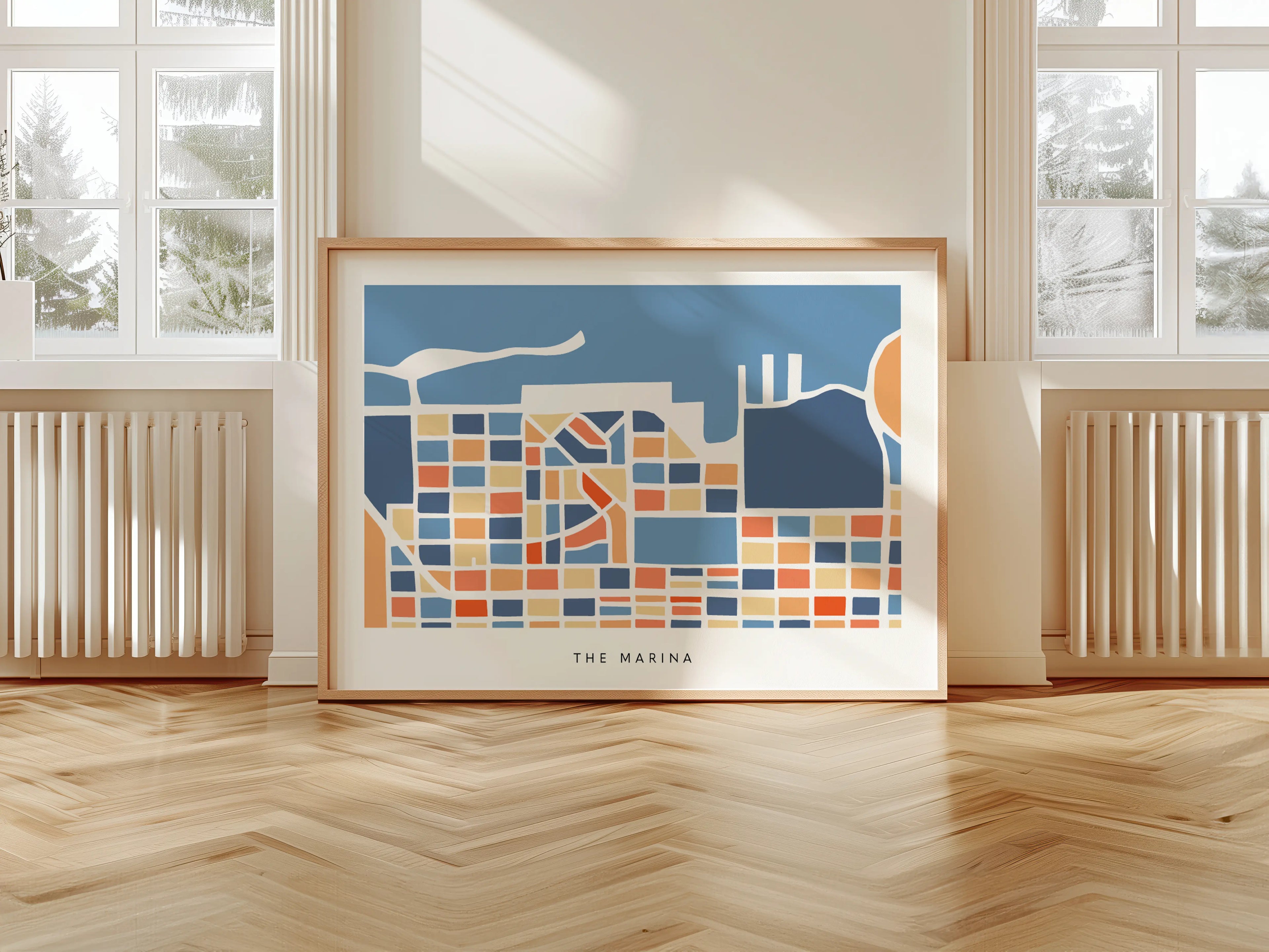 San Francisco Marina Map Print