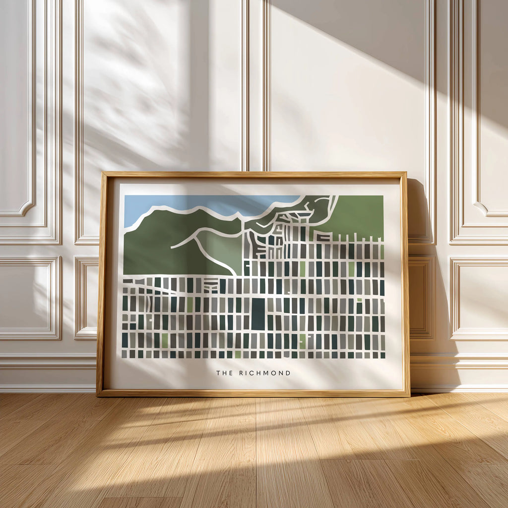 Richmond SF Map Print