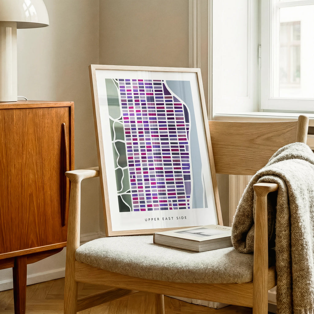 Upper East Side Map Print