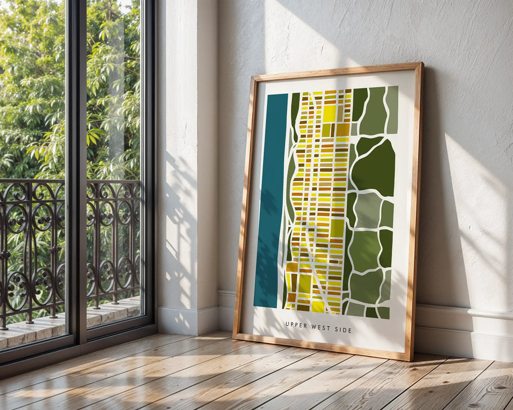 Upper West Side Map Print