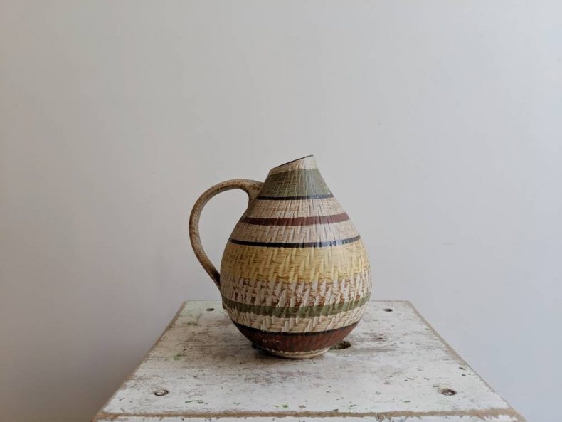 vintage stoneware vase